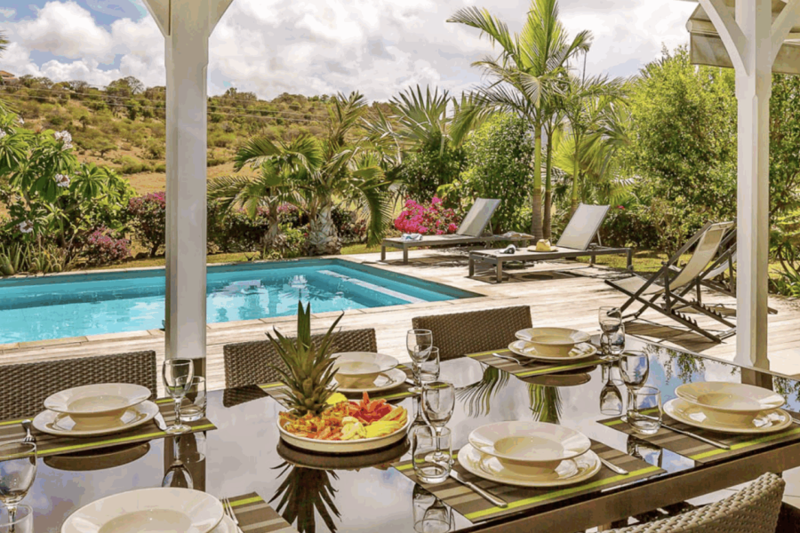 Villa blue palm
